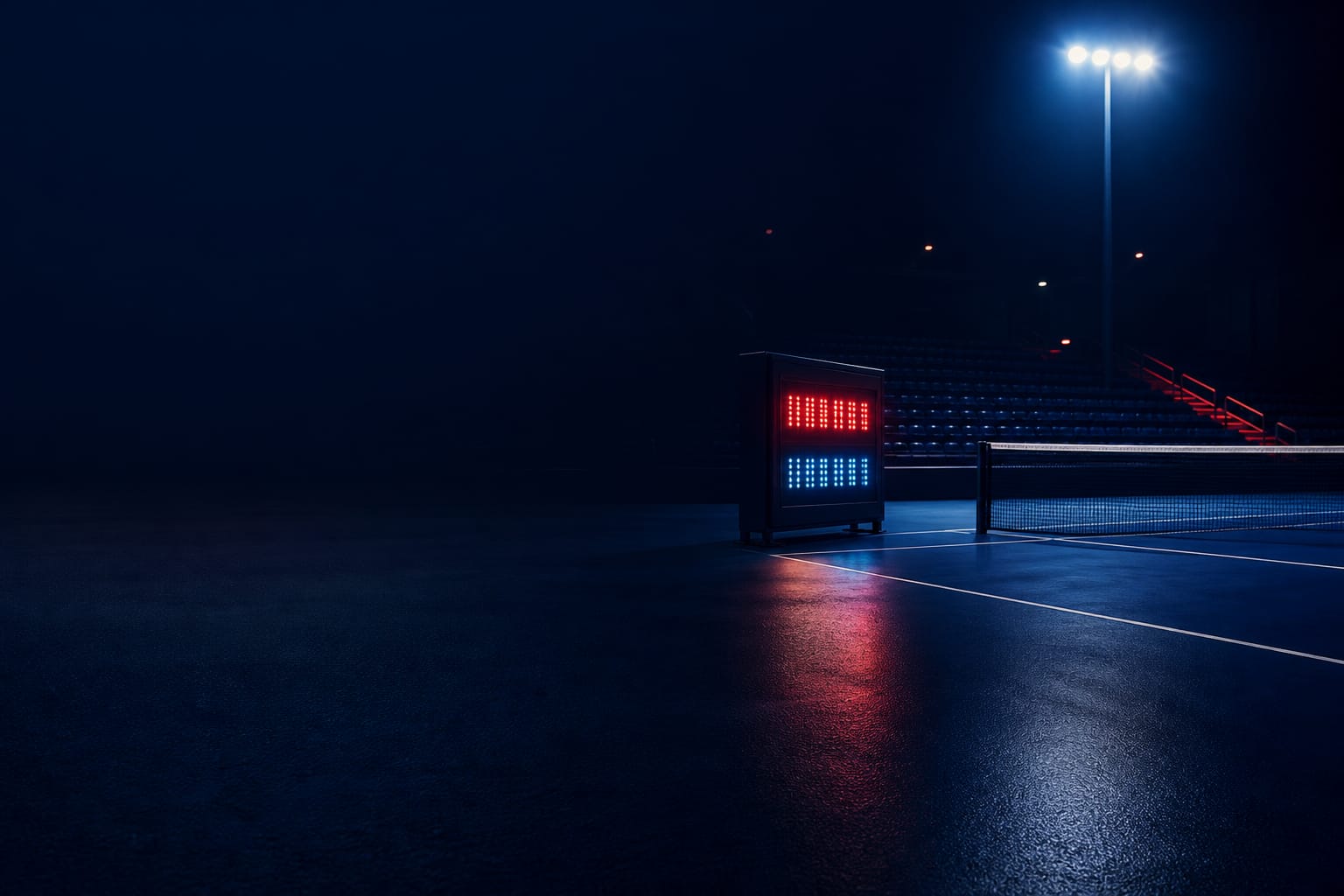 Affichage sportif SCOR·ONE — tennis